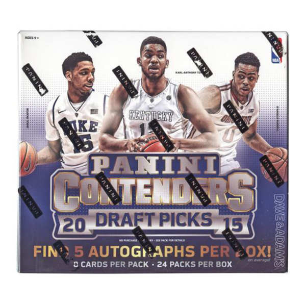 2015 Panini Contenders Draft Picks Basketball - Hobby Box