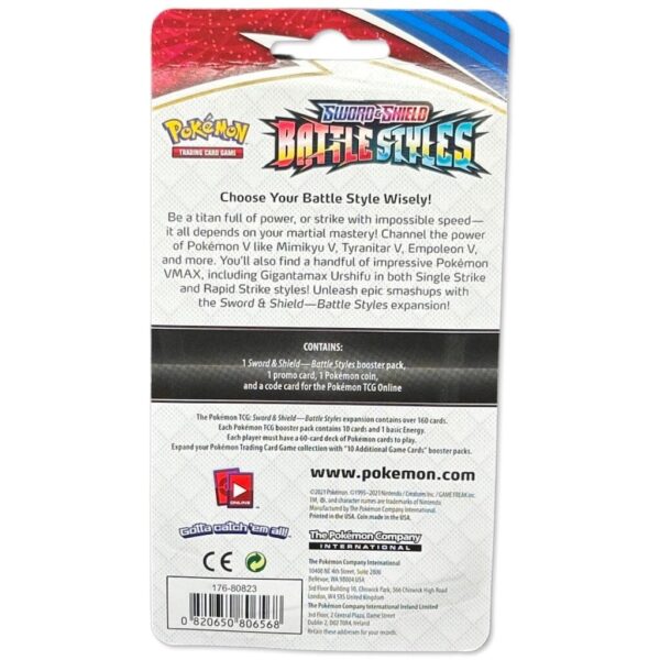 Battle Styles: 1-Pack Blister Charmander/ Arrokuda - Image 2