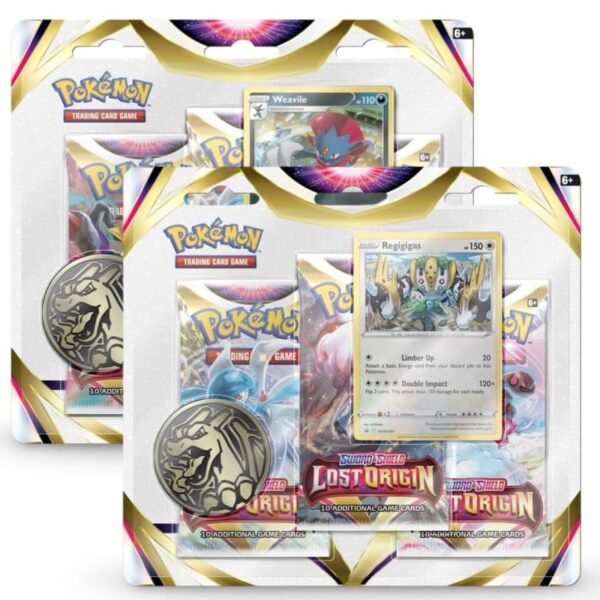 Lost Origin: 3-Pack Blister Regigigas/ Weavile