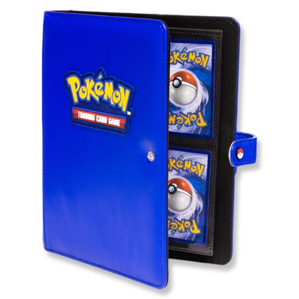 Ultra Pro Pokemon 4 Pocket Premium Snap Binder Blue