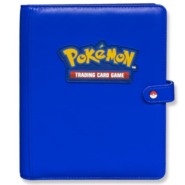 Ultra Pro Pokemon 4 Pocket Premium Snap Binder Blue - Image 2