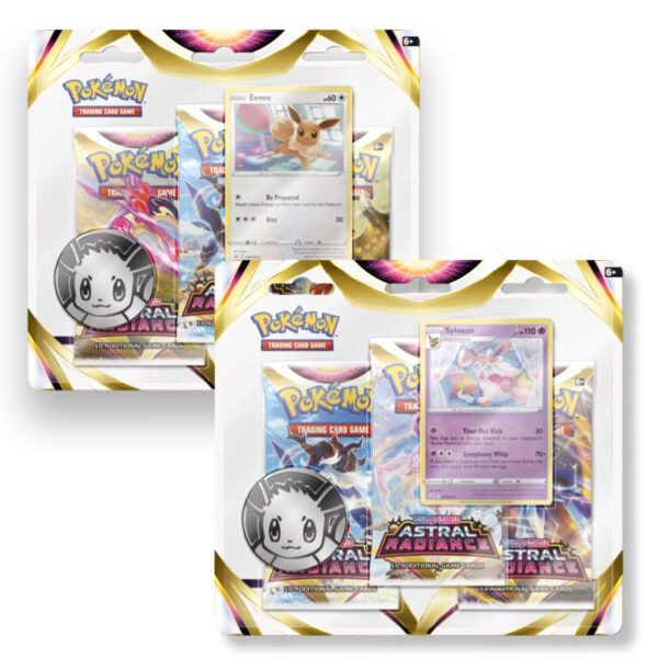 Astral Radiance 3-Pack Blister Sylveon / Eevee