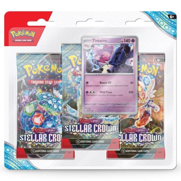 Pokemon Stellar Crown: 3-Pack Blister - Image 3