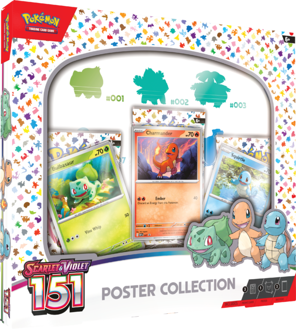 Pokemon TCG Scarlet Violet 151 Poster Collection - Englisch