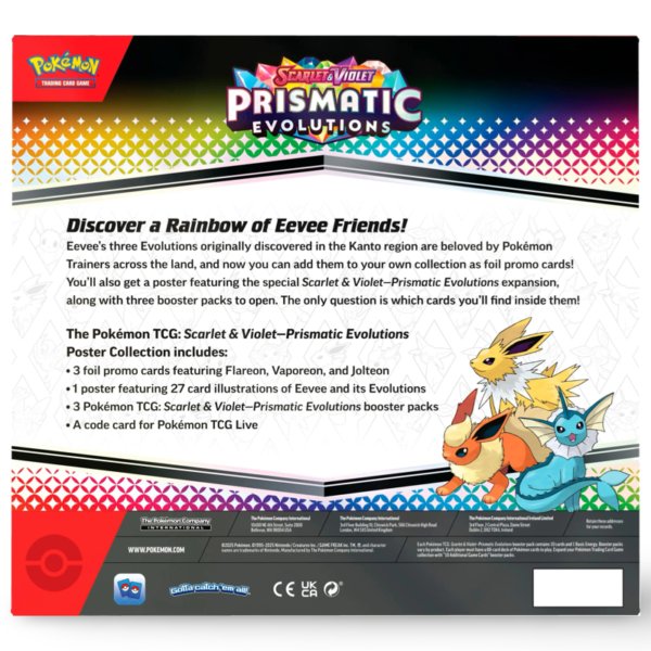 Pokemon Prismatic Evolutions Poster Collection (Pre-Order) - Image 6