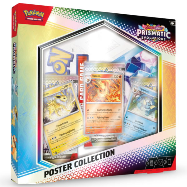 Pokemon Prismatic Evolutions Poster Collection (Pre-Order)