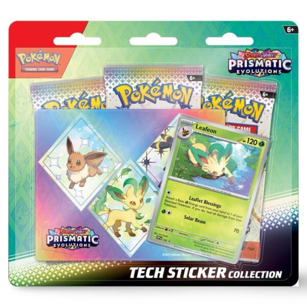 Pokemon Prismatic Evolutions Tech Sticker Collection (Pre-Order) - Image 6