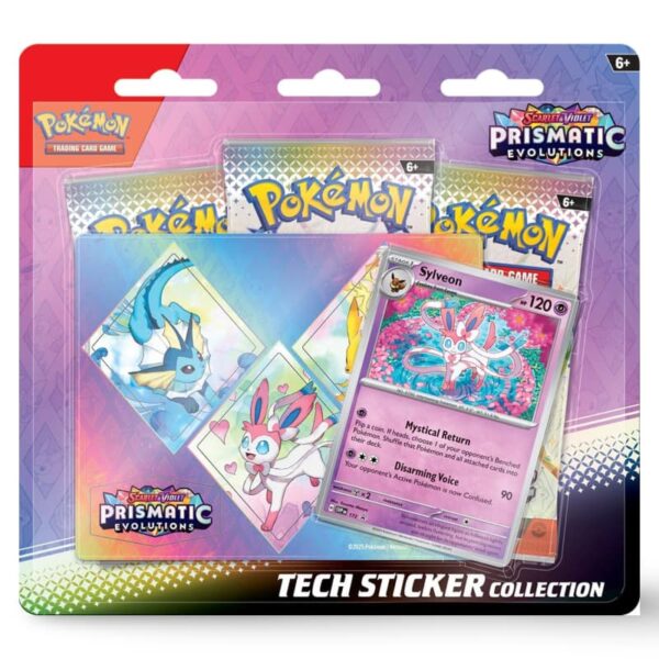 Pokemon Prismatic Evolutions Tech Sticker Collection (Pre-Order) - Image 5