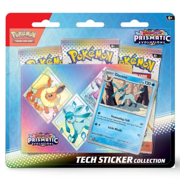 Pokemon Prismatic Evolutions Tech Sticker Collection (Pre-Order) - Image 4