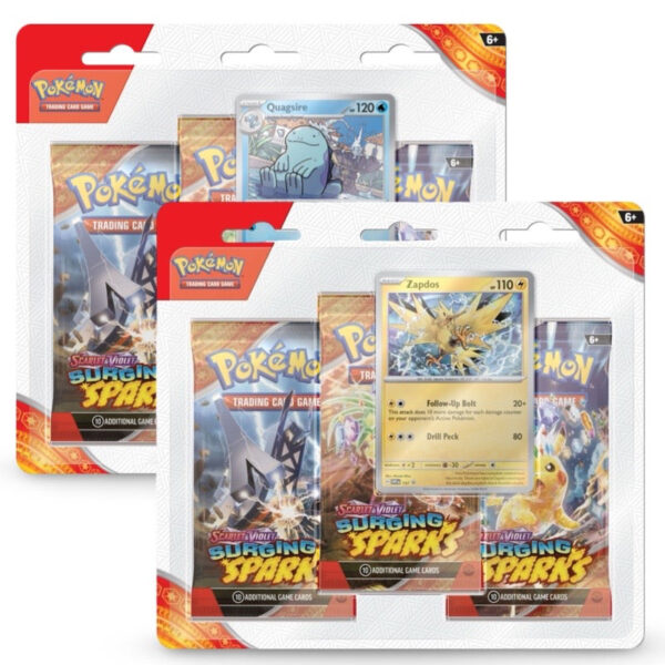 Pokemon Surging Sparks: 3-Pack Blister