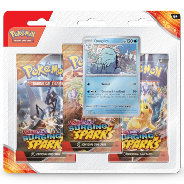 Pokemon Surging Sparks: 3-Pack Blister - Image 3