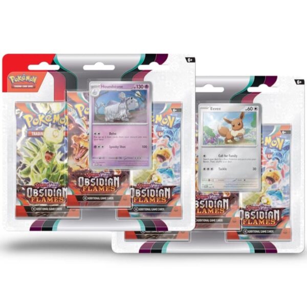 Pokemon Obsidian Flames: 3-Pack Blister Houndstone/ Eevee