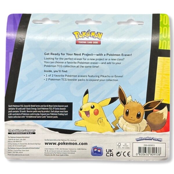 Back to School Blister - Eevee Eraser - Image 2