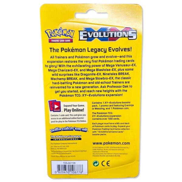 Evolutions 1-Pack Blister: Greninja / Weezing - Image 2