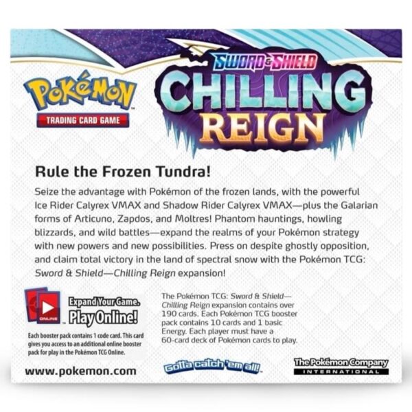 Pokemon Chilling Reign - Booster Display - Image 3